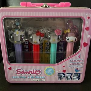 Sanrio Hello Kitty & My Melody PEZ Dispenser Set - Pink and Multicolor
